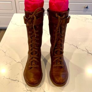 Timberland lace/zip boots size 8.5